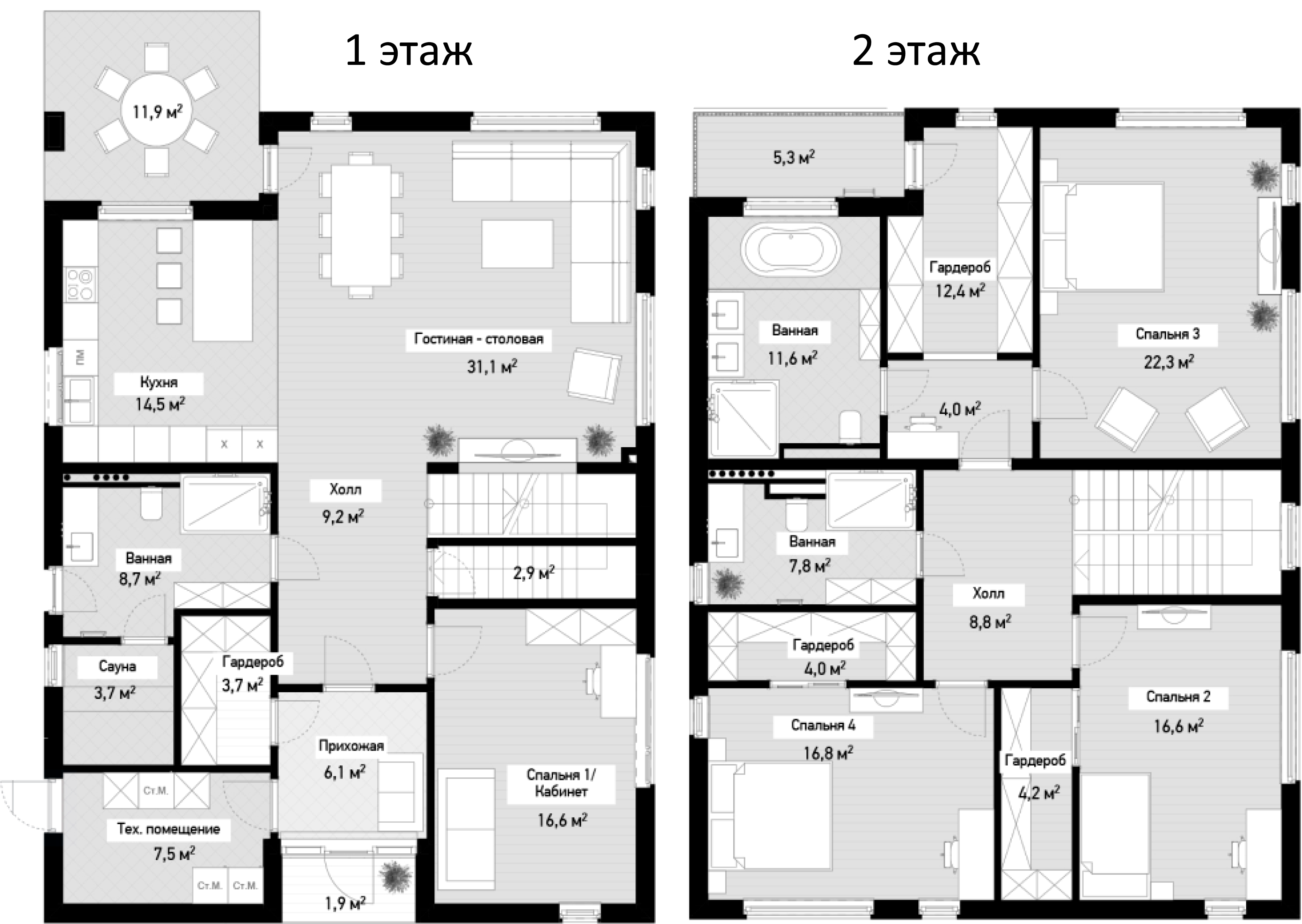 Купить квартиру в коттедже в новостройке 231.1 м², деревня Кальтино,  Песочная улица, в Ленинградской области, у метро Улица Дыбенко