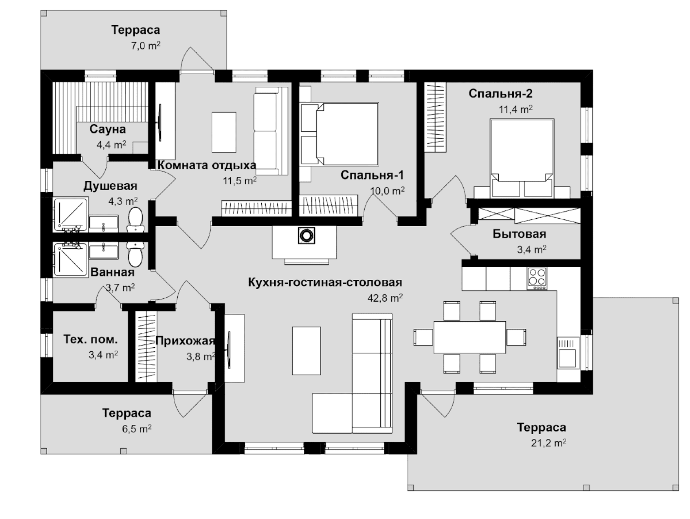 Купить квартиру в коттедже в новостройке 133.4 м², Гостилицкое сельское  поселение, Гостилицкое шоссе, в Ленинградской области, у метро Проспект  Ветеранов