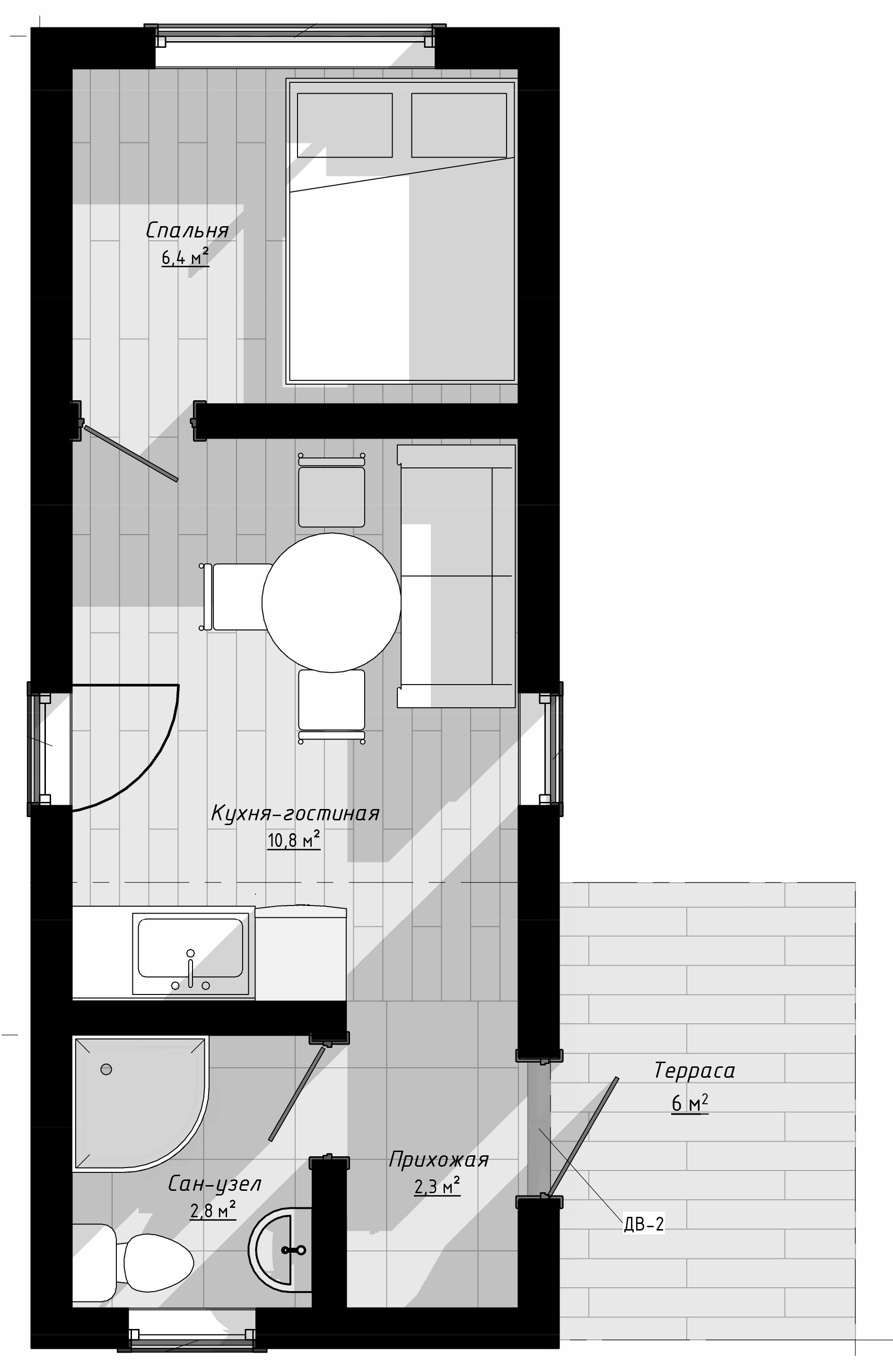 Купить квартиру в коттедже в новостройке 29 м², Лесколовское сельское  поселение, коттеджный поселок Елки Life Cottage Village, в Ленинградской  области, у метро Парнас