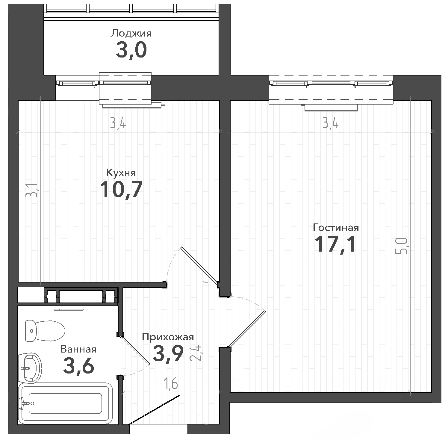 Купить 1-комнатную квартиру в новостройке 38.3 м², ул Краузе, в  Новосибирске, у метро Заельцовская