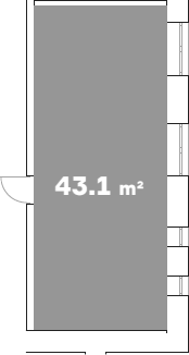Своб. план., 43.1 м²