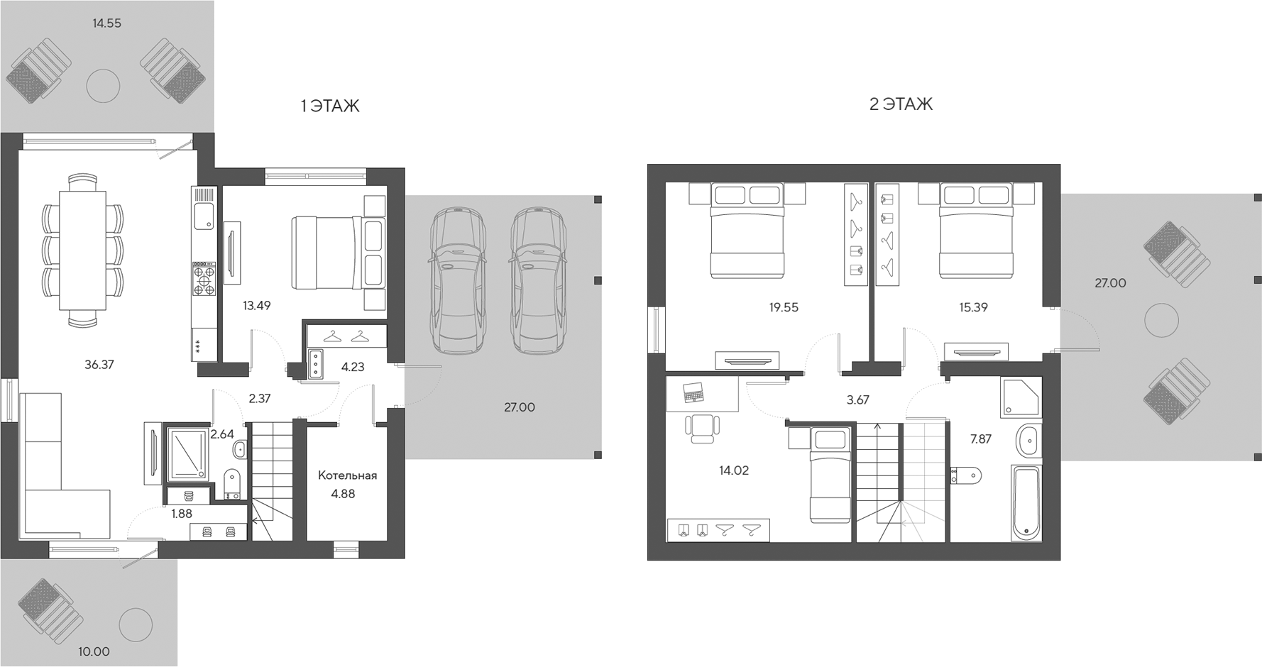 Купить квартиру в коттедже в новостройке 149.93 м², деревня Покровская, в  Ленинградской области, у метро Купчино