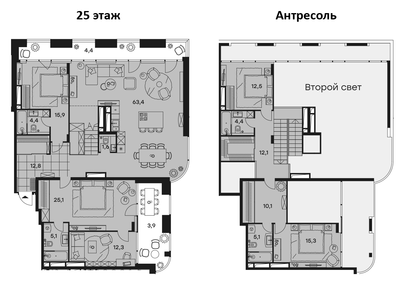 5-комнатная, 208.9 м²– 2