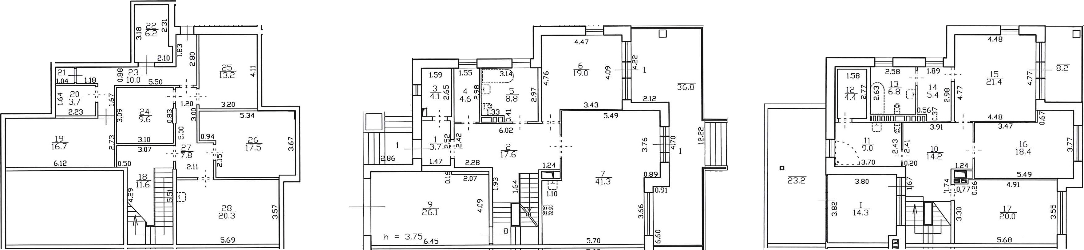 Таунхаус, 379.9 м², 1 этаж
